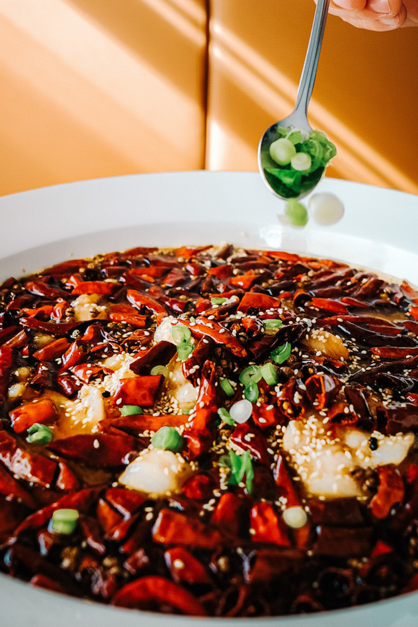 Boiled Fish in chili oil